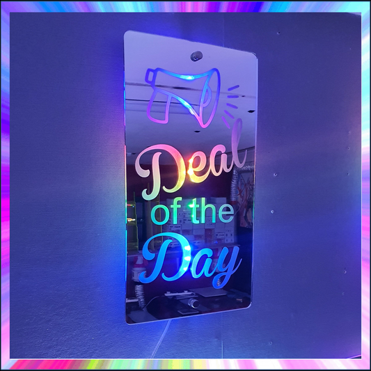 Rainbow L.E.D Mirror Deal of the day