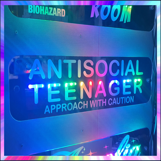 Rainbow L.E.D Mirror Antisocial Teenager