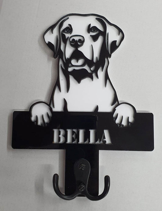 Personalised Dog Lead Hanger (dog breeds R to Z) | John Alans
