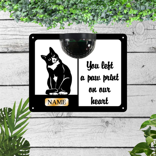 Copy of Cat Memorial Solar Wall Plaque 2 | John Alans