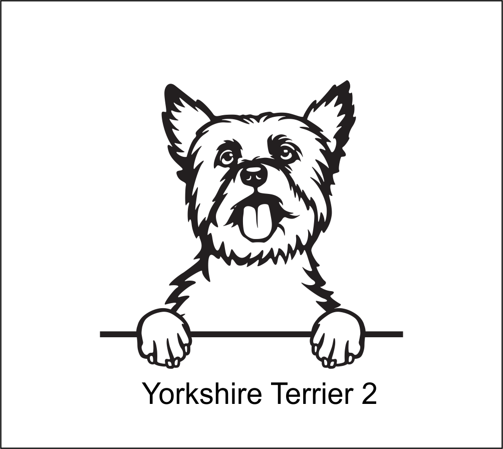 Copy of Dog Door Number Plaque (dog breeds P to Y) | John Alans