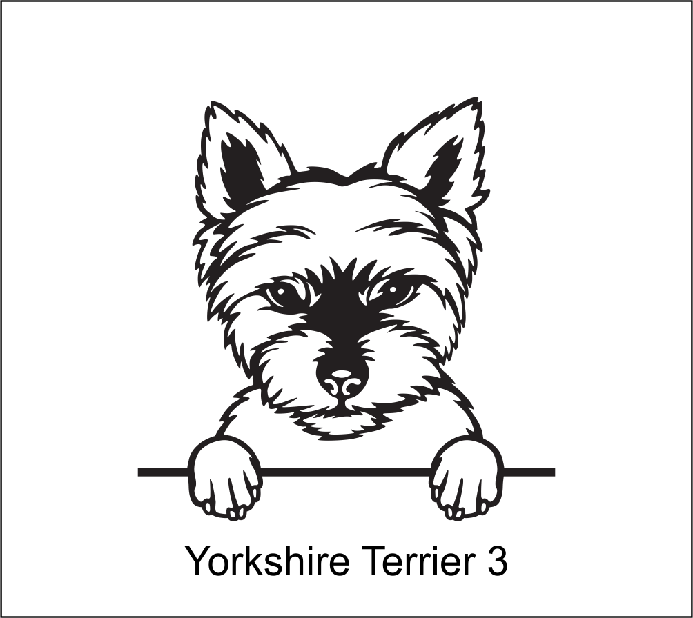 Copy of Dog Door Number Plaque (dog breeds P to Y) | John Alans