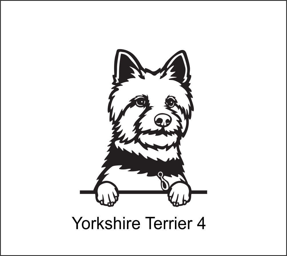 Copy of Dog Door Number Plaque (dog breeds P to Y) | John Alans