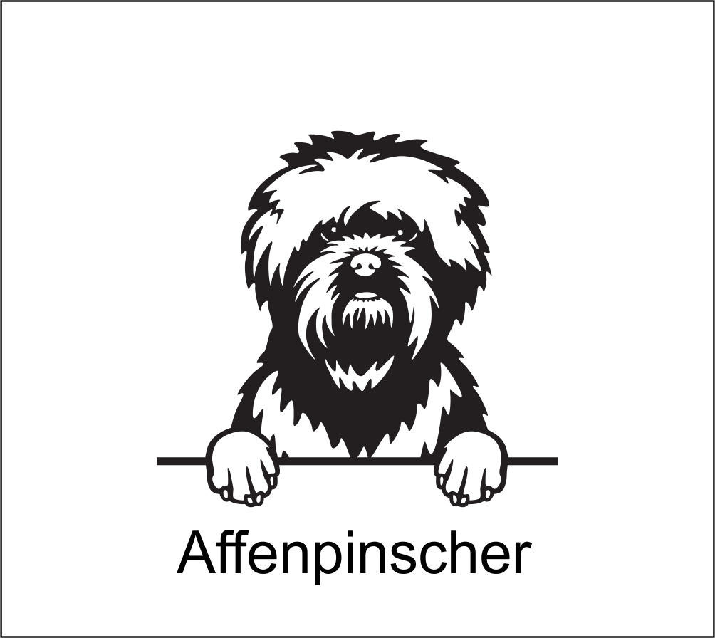 Copy of Dog Door Number Plaque (dog breeds A to D) | John Alans