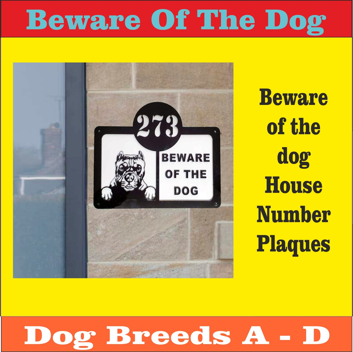 Copy of Dog Memorial Dog Collar Display Plaque (dog breeds A to D) | John Alans